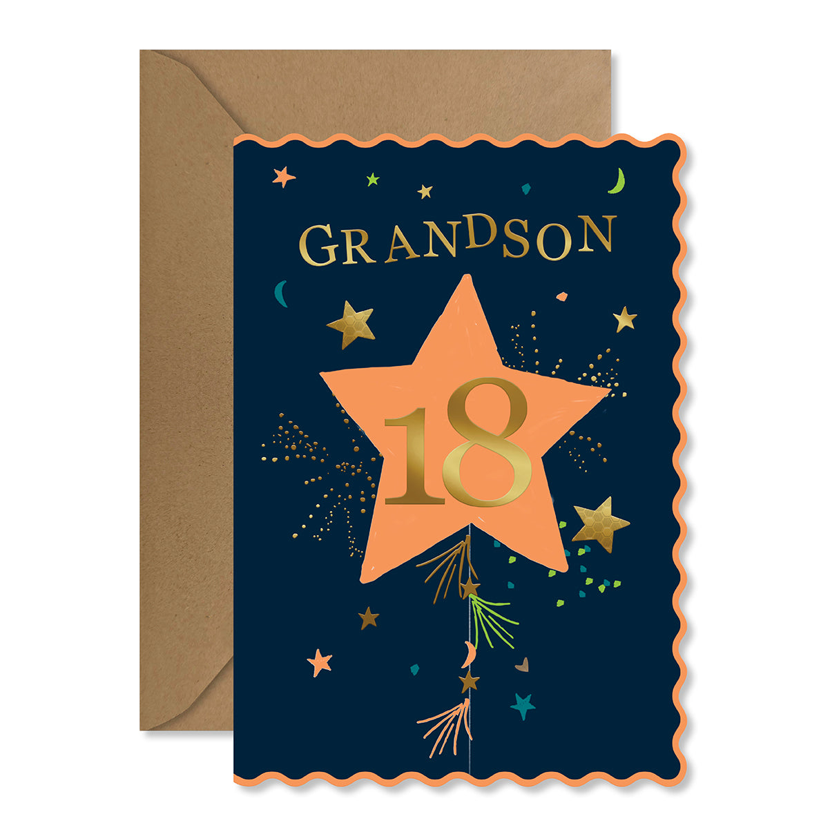 Hallmark 18th Birthday Card For Grandson - What A Joy