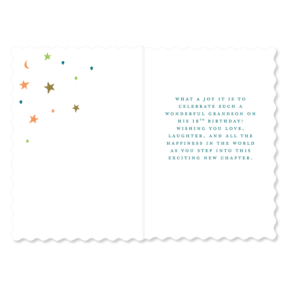 Hallmark 18th Birthday Card For Grandson - What A Joy