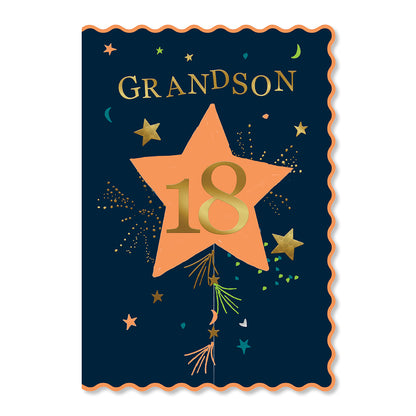 Hallmark 18th Birthday Card For Grandson - What A Joy