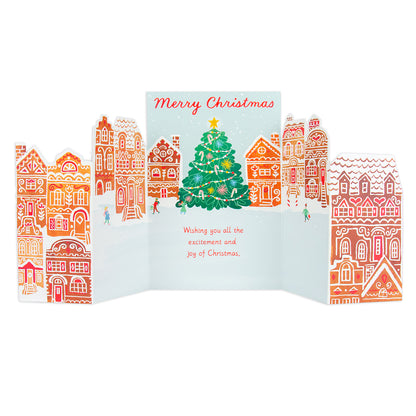 Hallmark Boxed Christmas Cards 8 Pack - Gingerbread Village