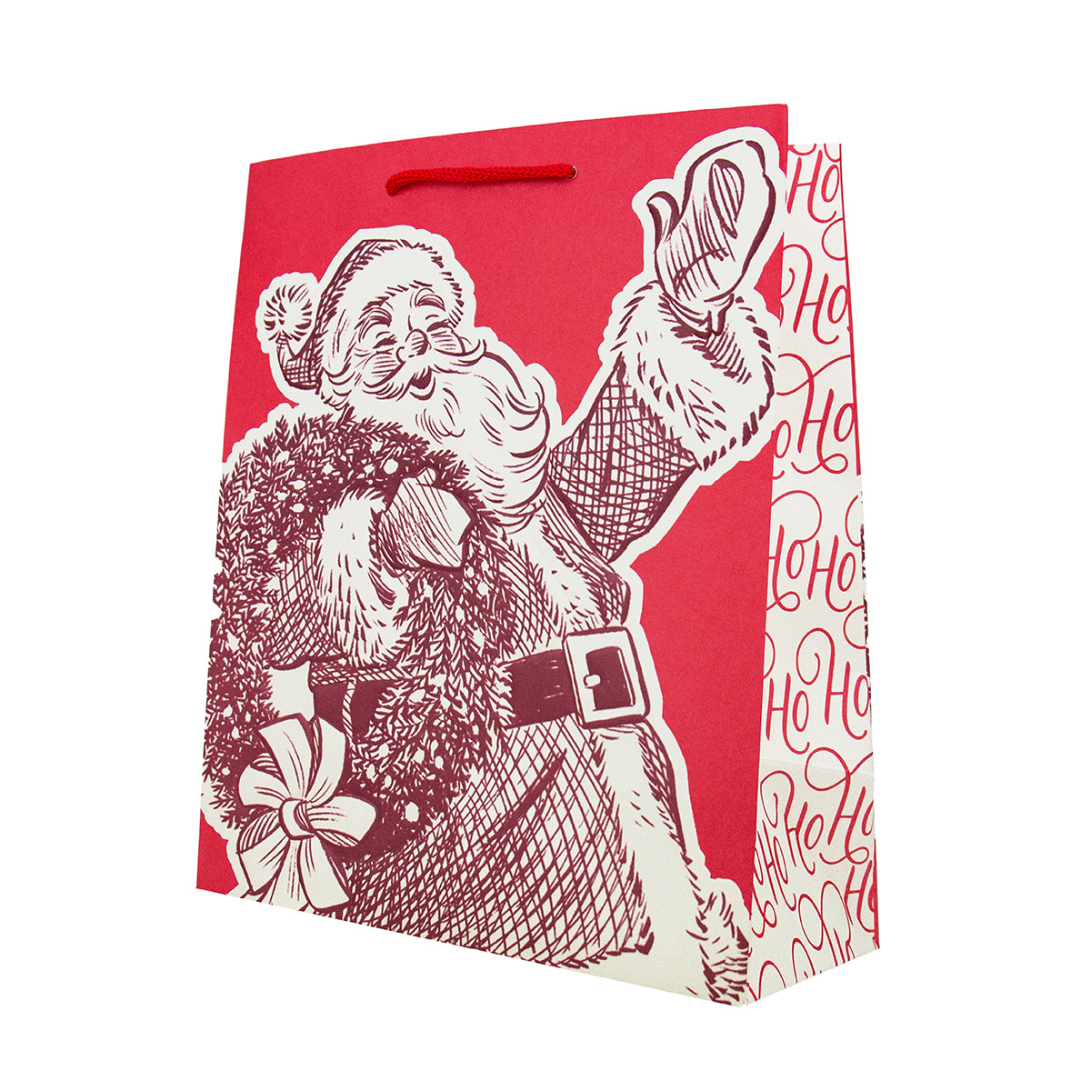 Hallmark Medium Gift Bag - Vintage Santa