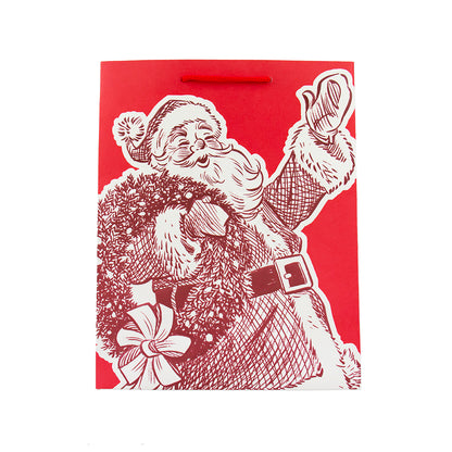 Hallmark Medium Gift Bag - Vintage Santa