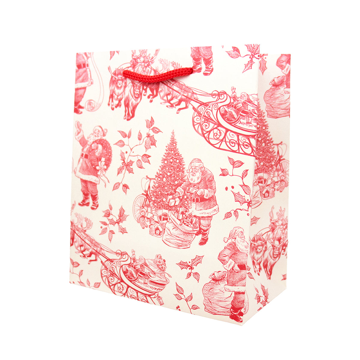 Hallmark Small Gift Bag - Festive Toile
