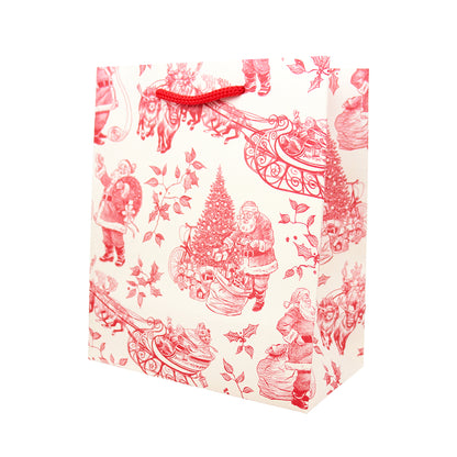 Hallmark Small Gift Bag - Festive Toile