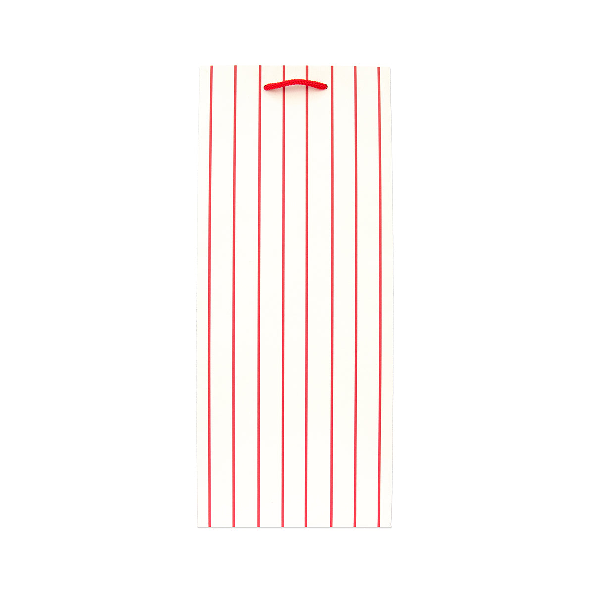 Hallmark Bottle Gift Bag - Red & White Stripe
