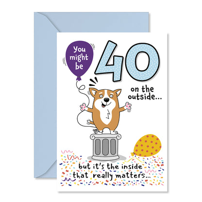 Hallmark 40th Birthday Card - Never Change