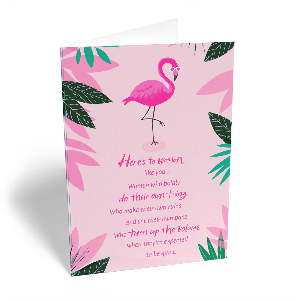 Encouragement Women Flamingo