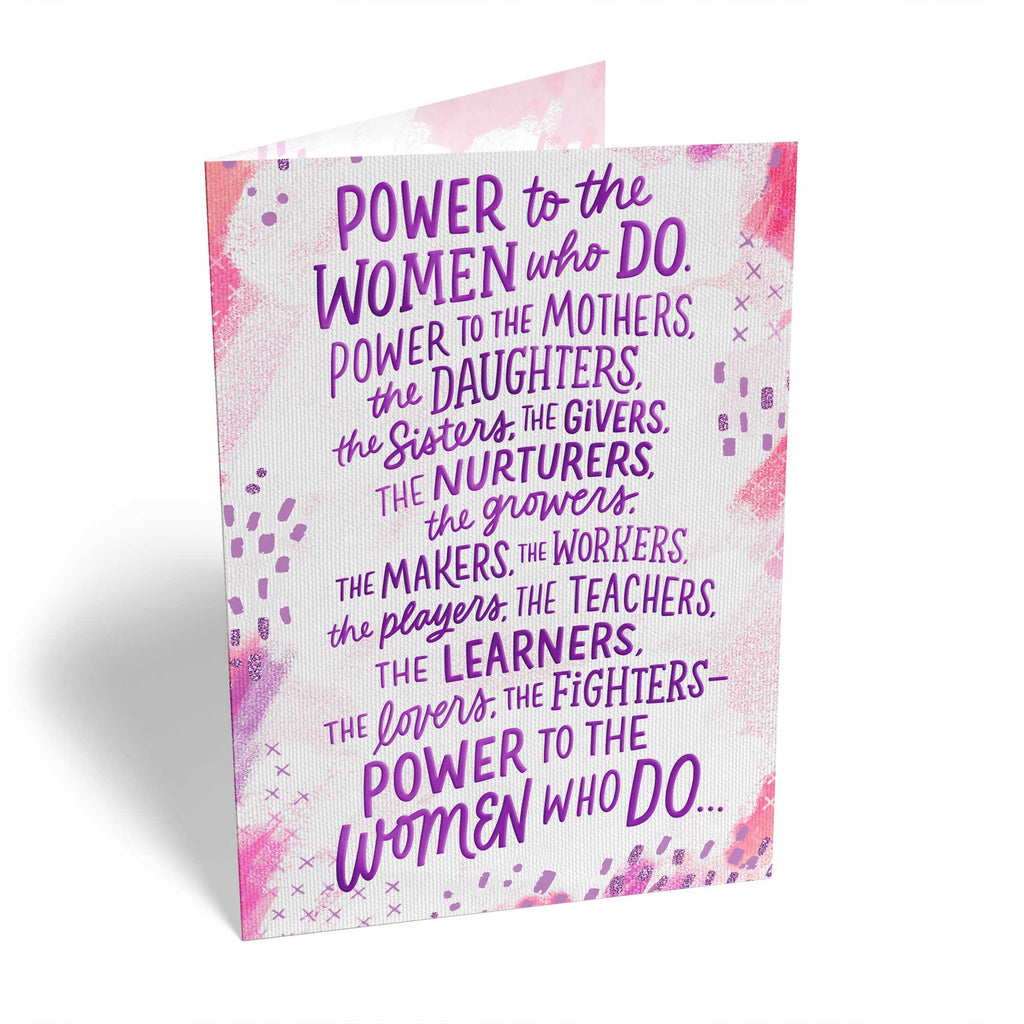 Encouragement Women Verse Power