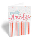 Birthday Auntie Candles Star