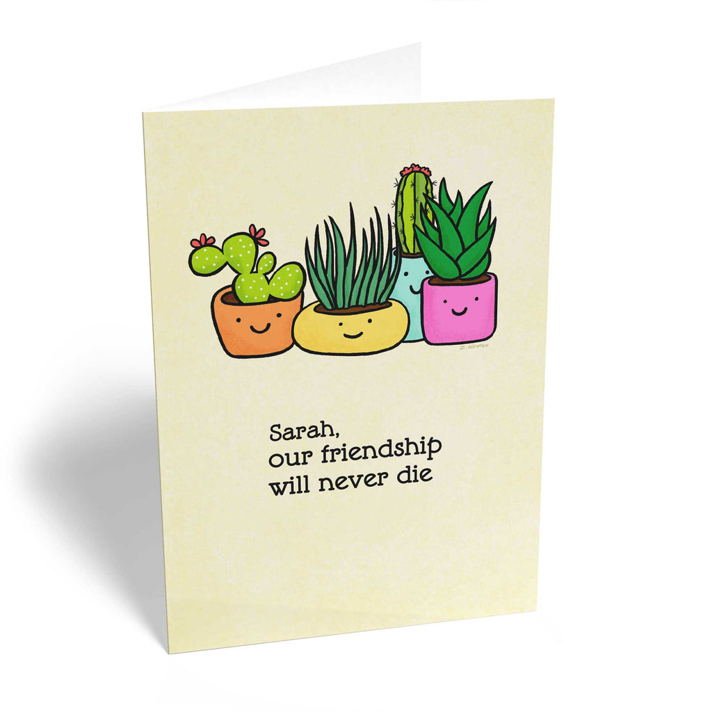 For Her Birthday Funny Cactus