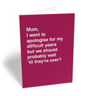 Funny Mum Favourite Card