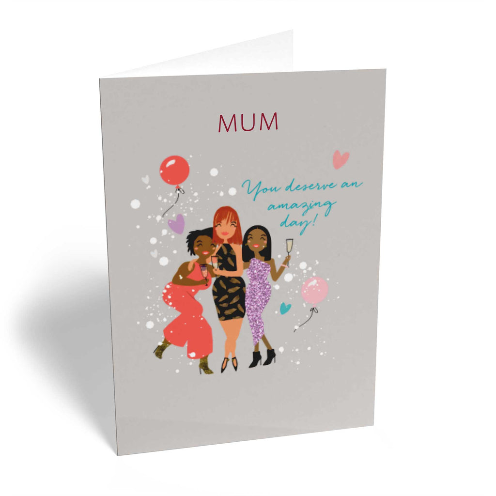Mum Friends Balloon Card