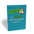 Veganuary Sign Nice Day