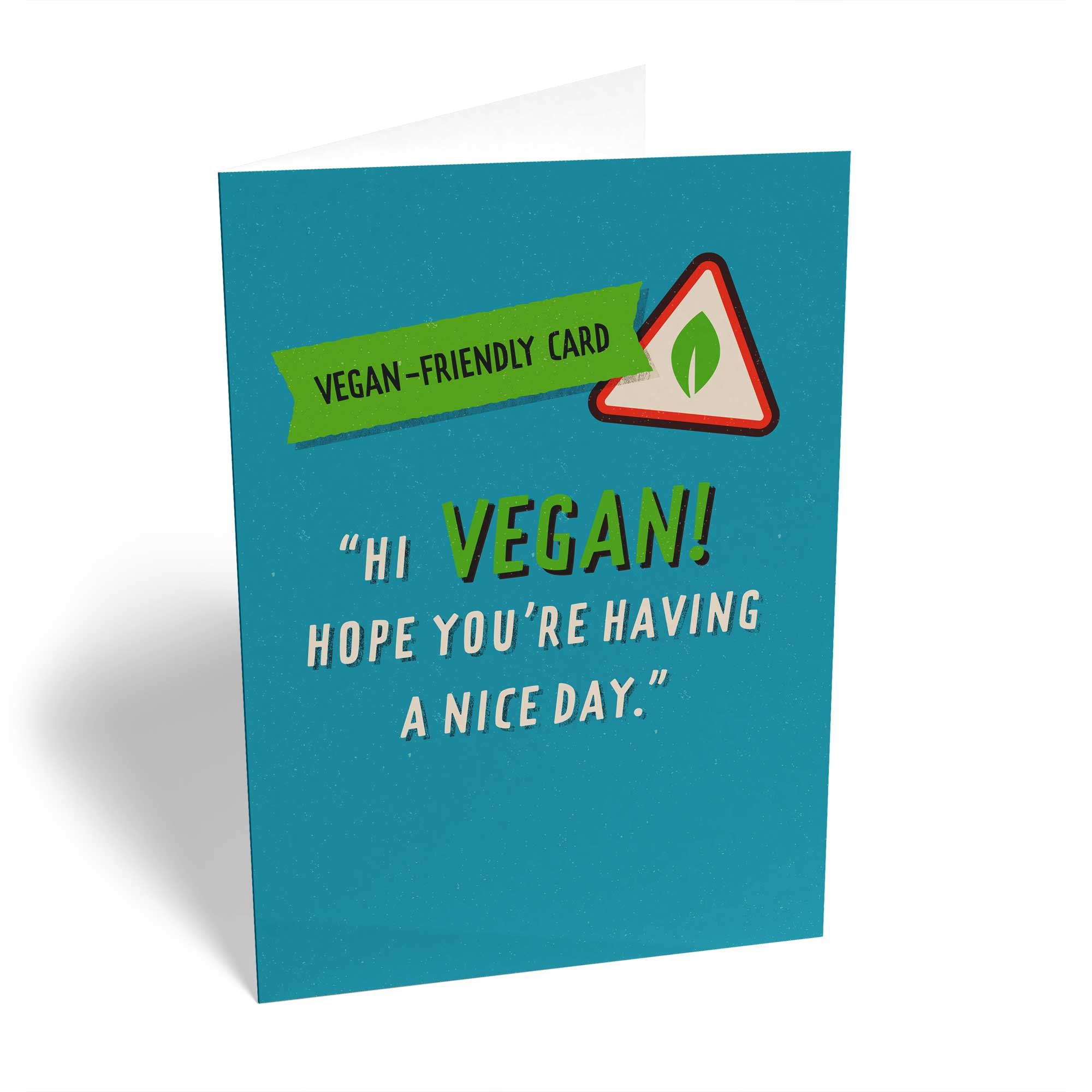 Veganuary Sign Nice Day