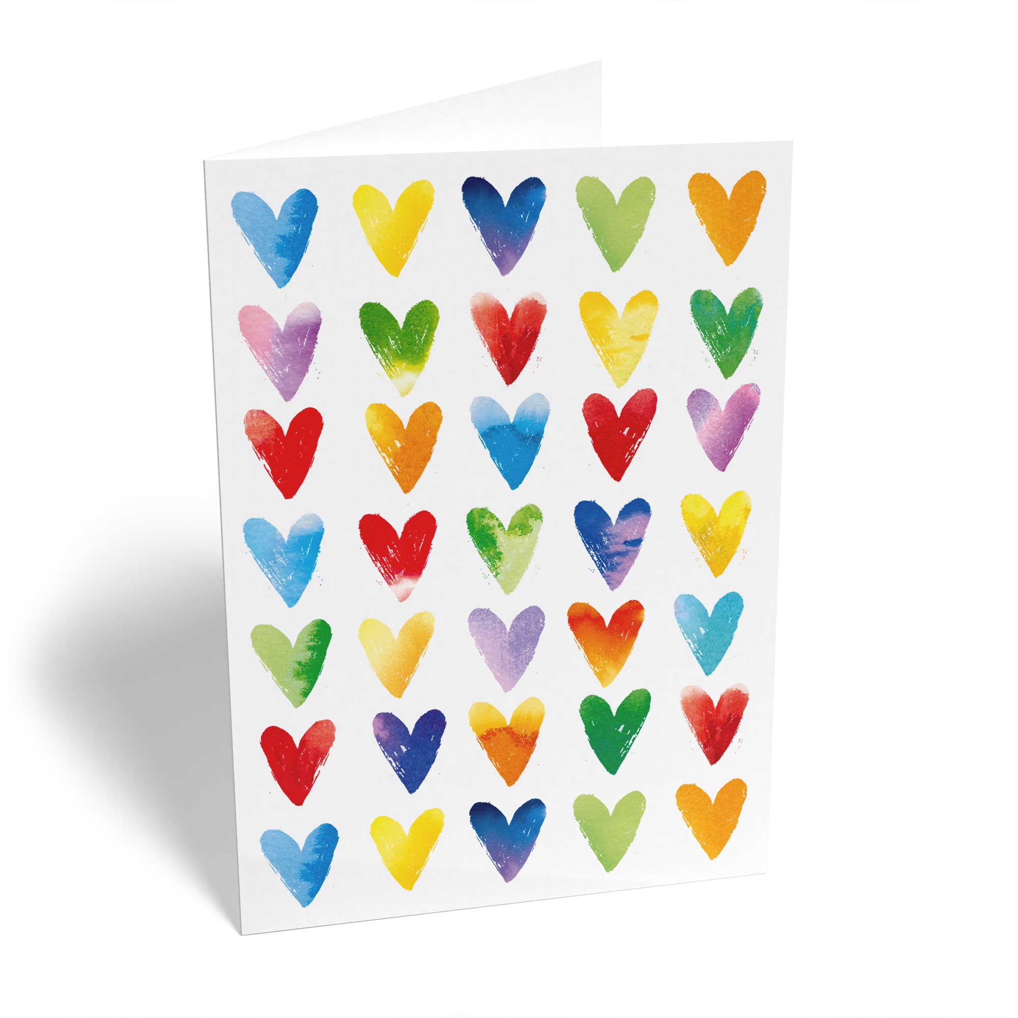 Love Heart Coloured Pattern