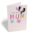 Contemporary Love You Mum Multicolour Text