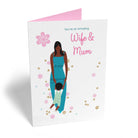 Mum Wife Birthday Child Illustration