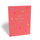 Mum Birthday Happy Contemporary Editable Design