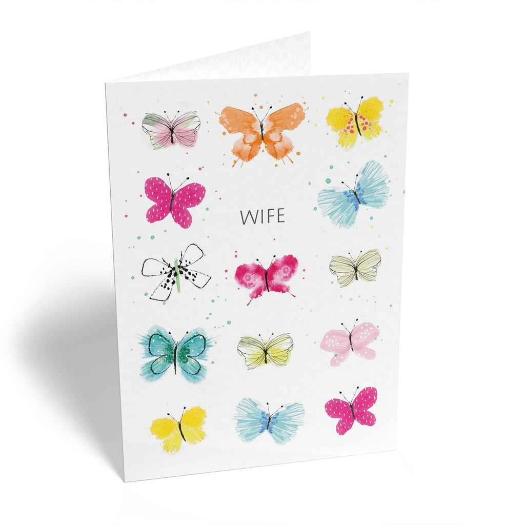 Wife Classic 11 Butterflies Pattern Editable
