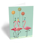 Contemporary Birthday Flamingo Balloons