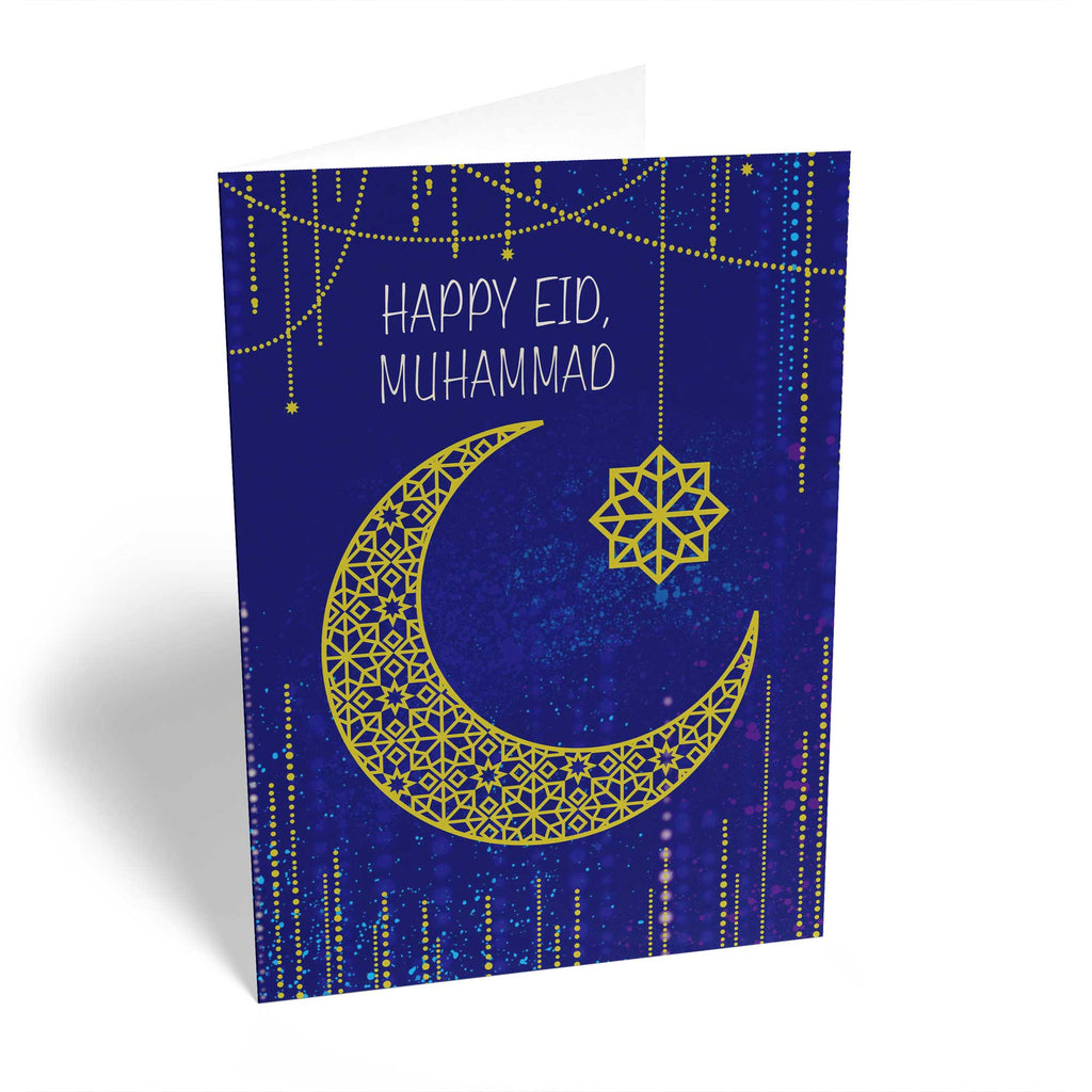 Eid Classic Gold Moon Star Decorations