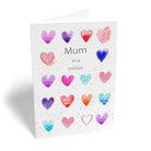 Mum 16 Hearts Pattern