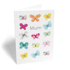 Mum Cute Multicoloured Butterflies Pattern