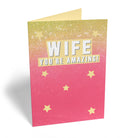 Wife Youre Amazing Contemporary Text