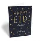 Eid Editable Text Moon Stars