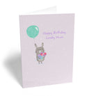 Cute Birthday Mum Bunny Balloon