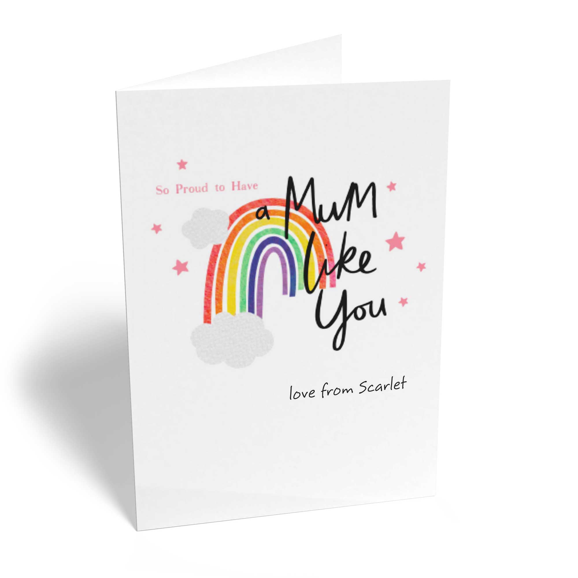 Mum Contemporary Love Rainbow Like You