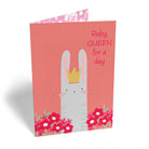 Daughter Cute Illustrated Bunny