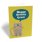 Cute Birthday Daughter Cat Speech Bubble