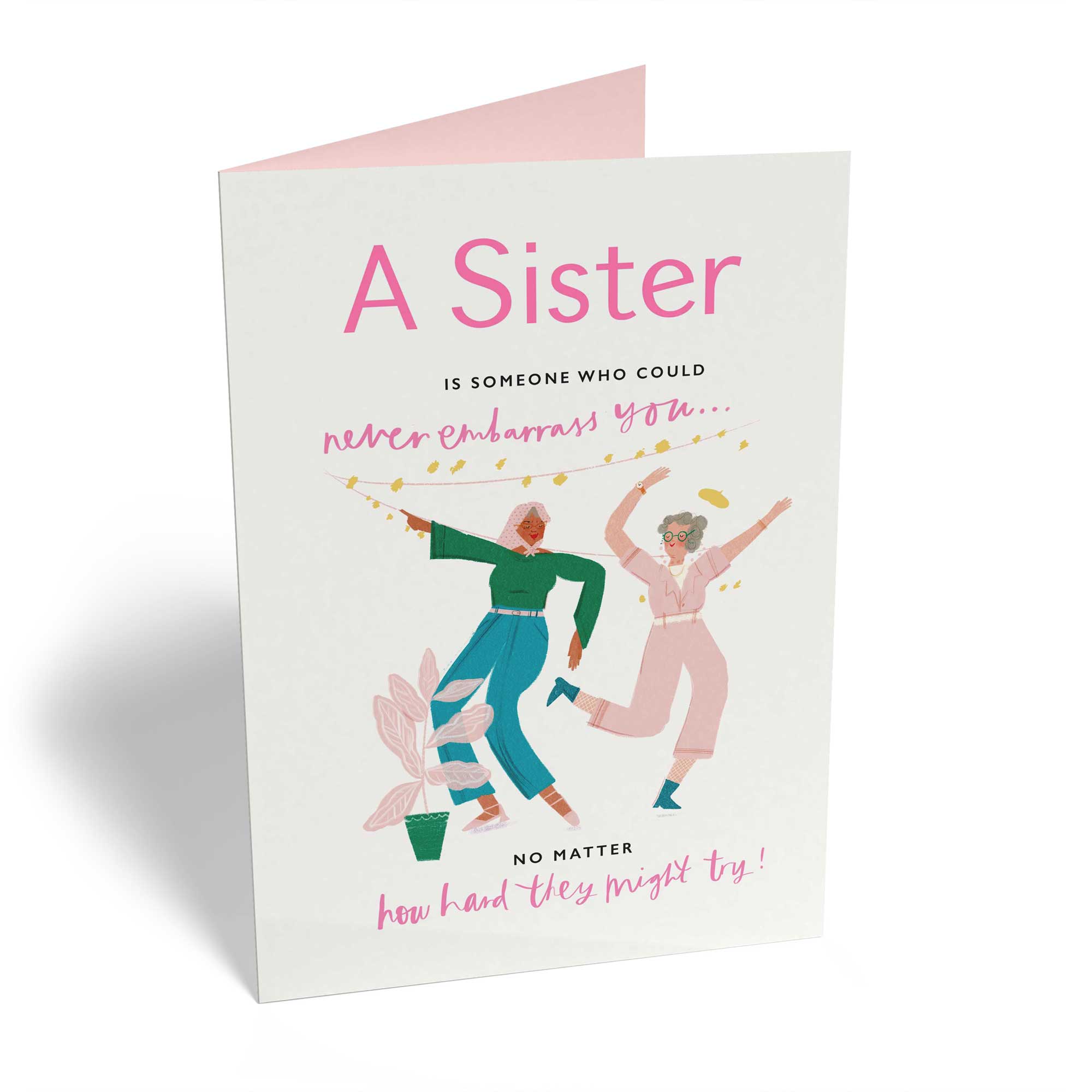 Sister Party Dancing Illustration Contemporary