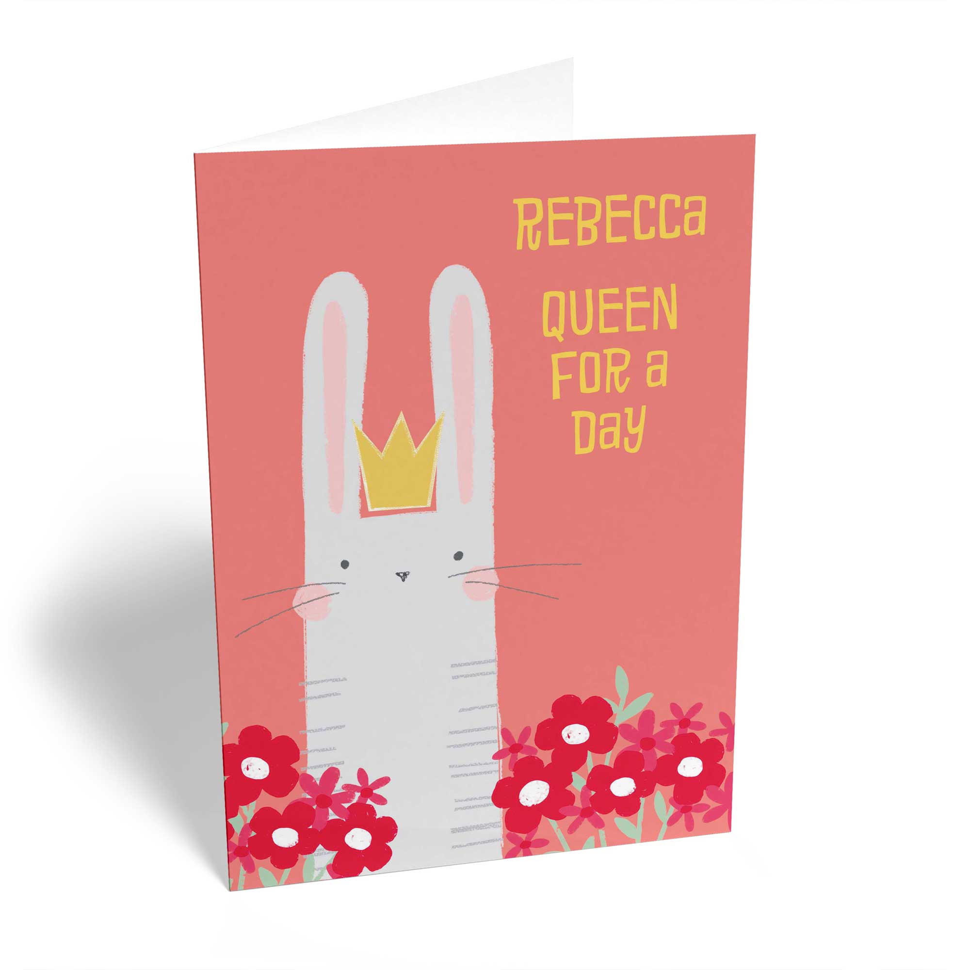 Sister Cute Queen For Day Bunny Rabbit Flowers