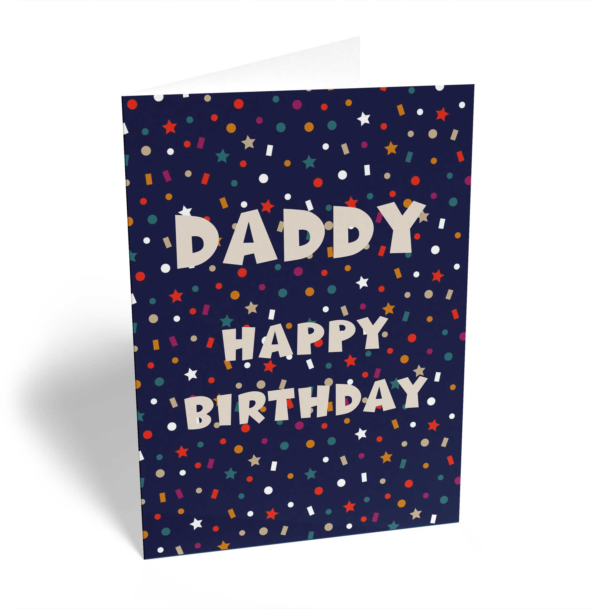 Daddy Happy Birthday Editable Text Classic