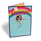 Mummy Photo Frame Clouds Love Hearts Rainbow