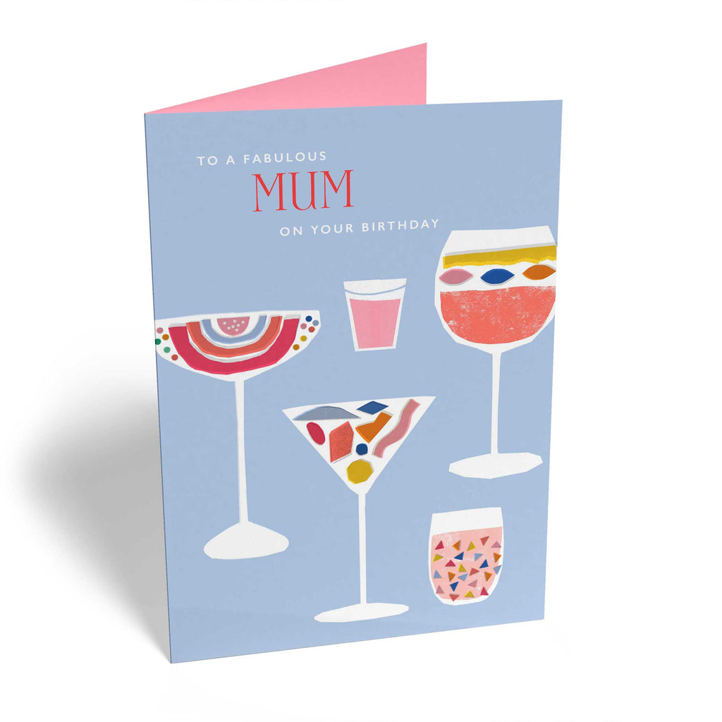 Mum Wine Cocktail Glasses Pattern
