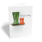 Daddy Cute Big Small Wellington Boots