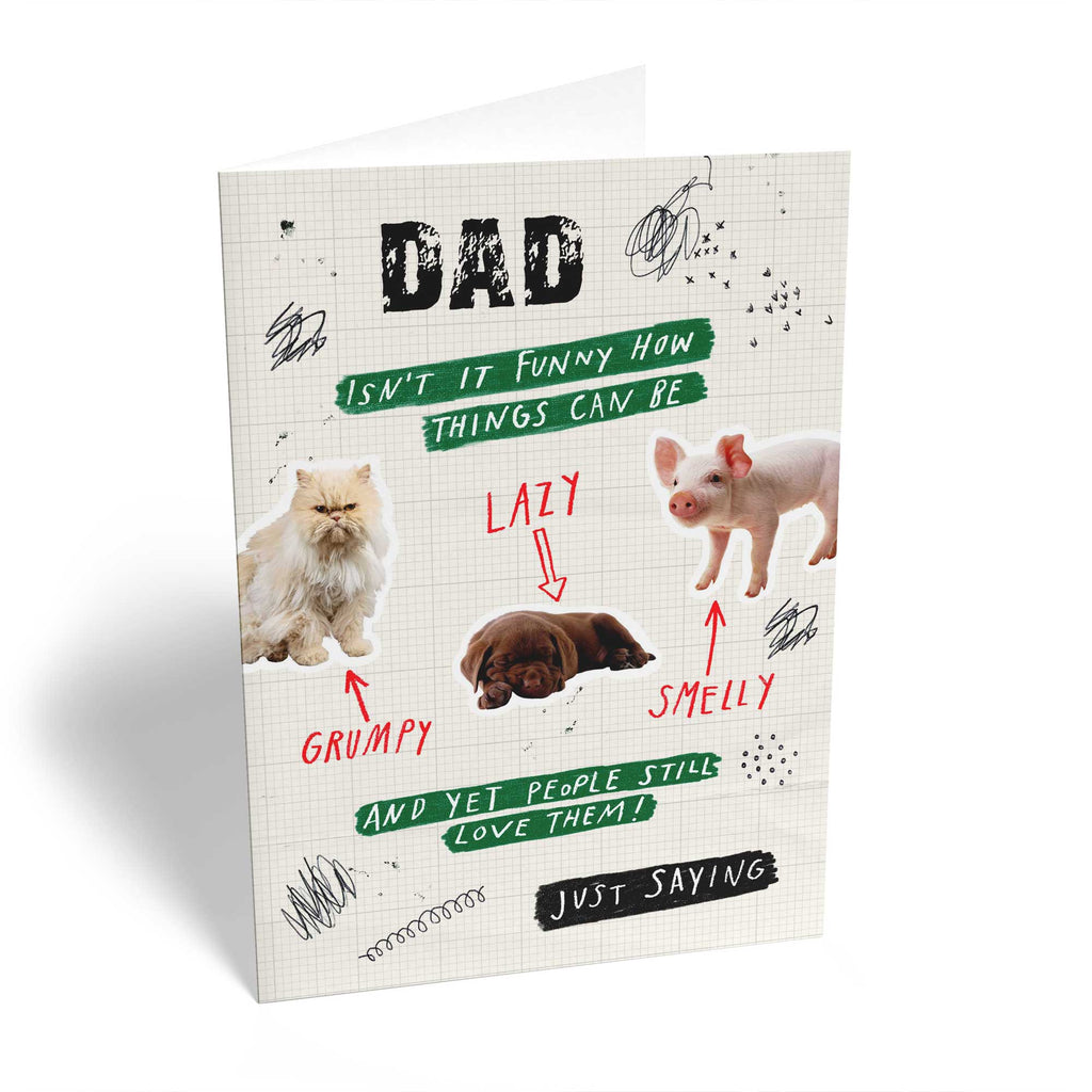 Dad Funny Editable Text Farm Animals