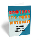 Brother Its Your Birthday Text Based