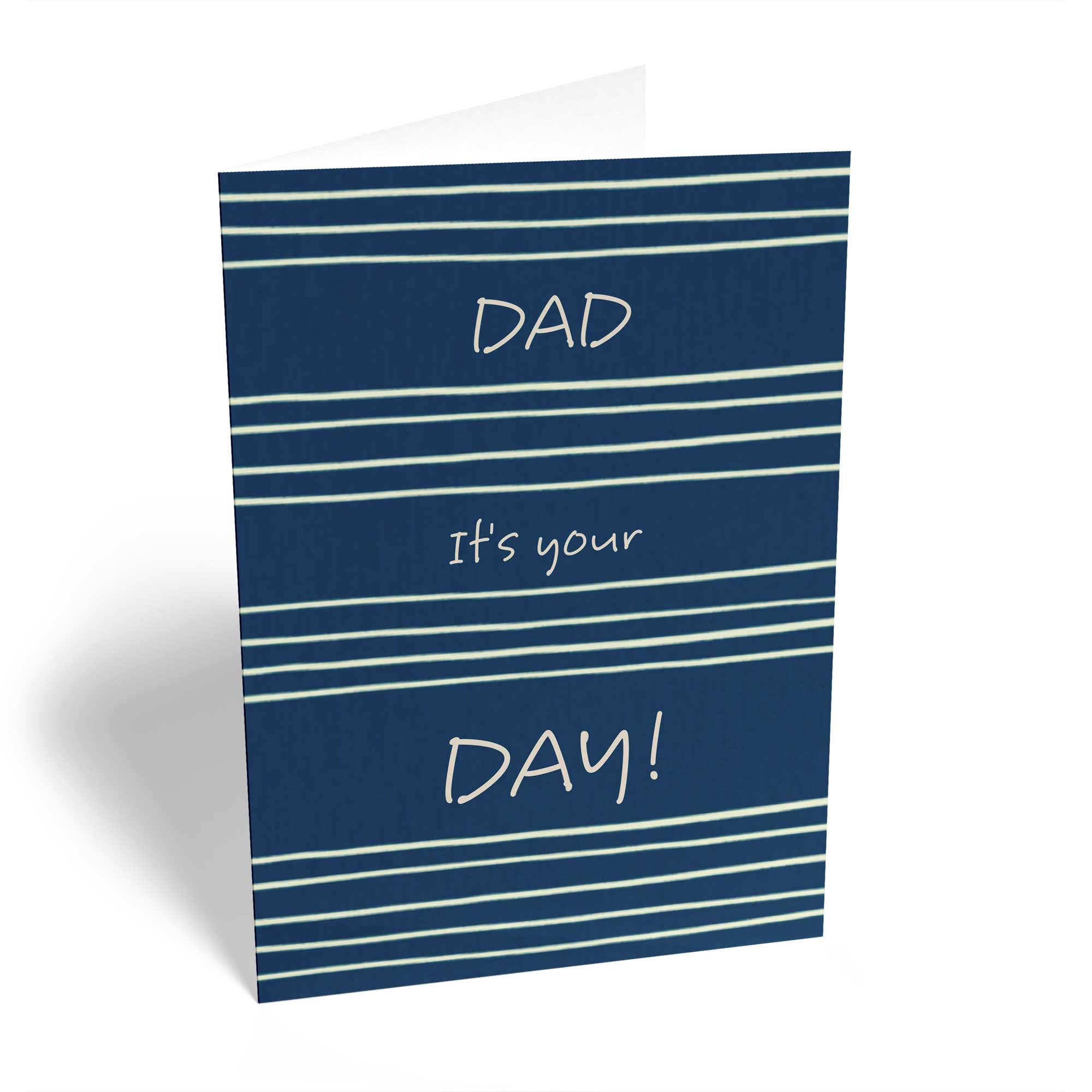 Dad Editable Text Classic Striped Pattern