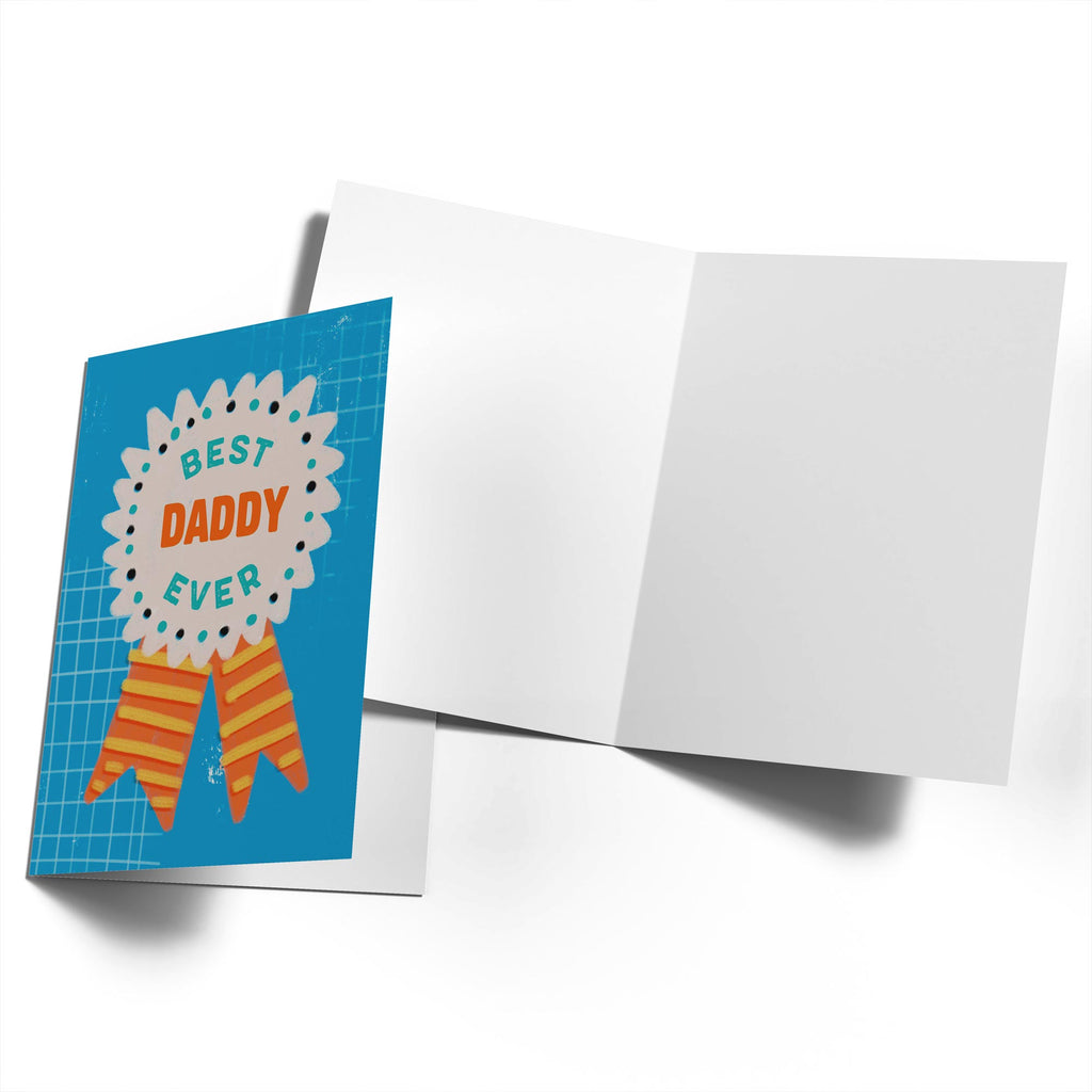 Daddy Editable Text Best Ever Rosette