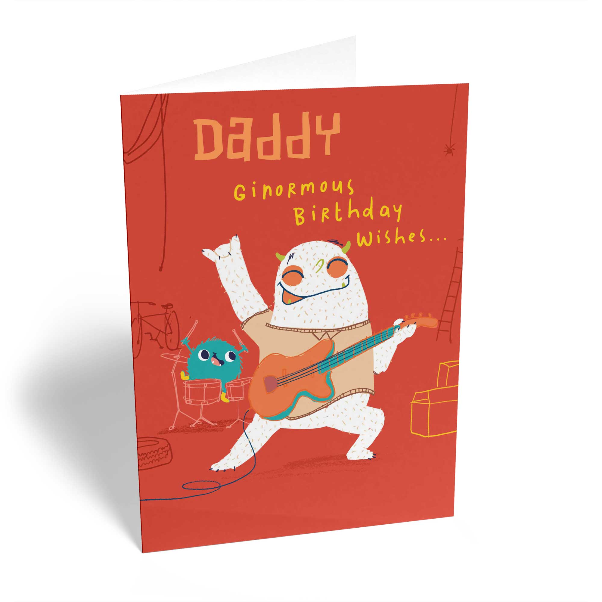 Daddy Editable Rock Guitar