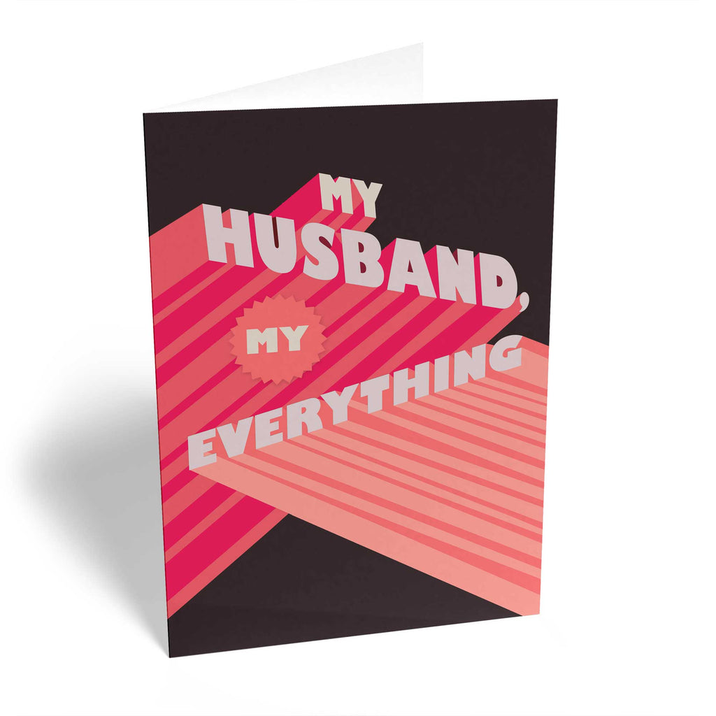 Husband Contemporary 3d Effect Text