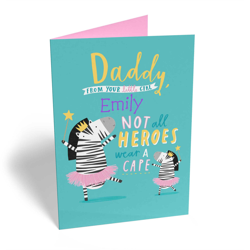 Daddy From Little Girl Cute Adult Baby Zebra