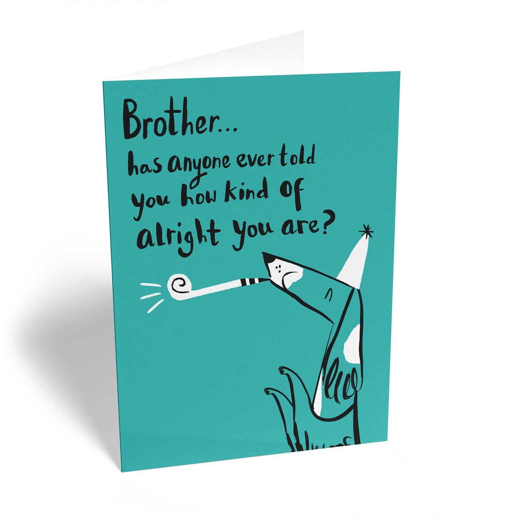 Brother Funny Dog Illustration Party Hat