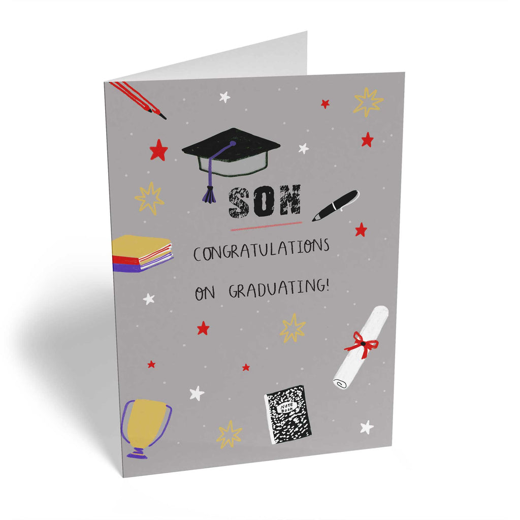 Son Graduation Congratulations Classic Editable