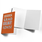 Graduation Congratulations Contemporary Editable Text