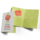 Thank You Teacher Cute Apple Editable